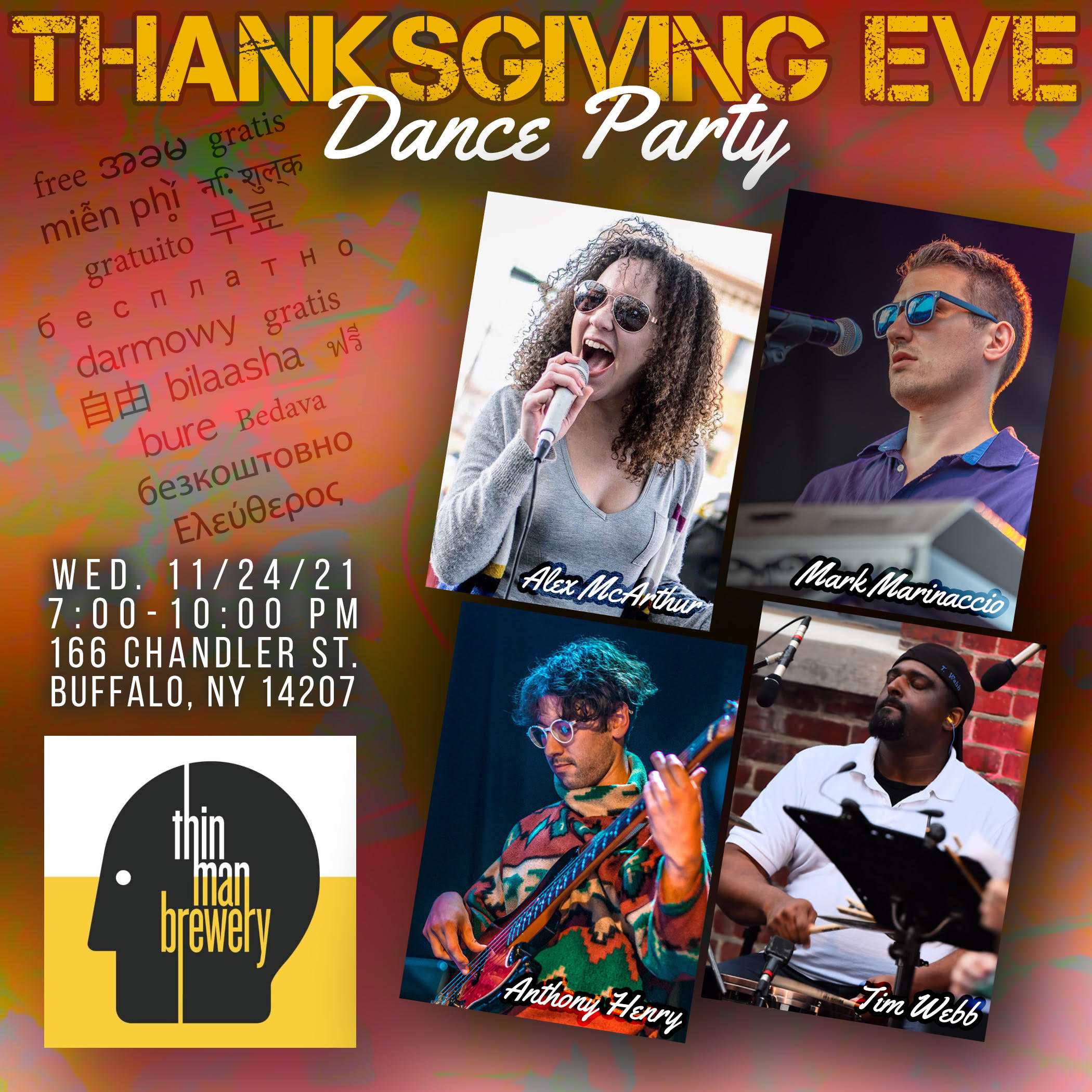 Thanksgiving Eve Dance Party
